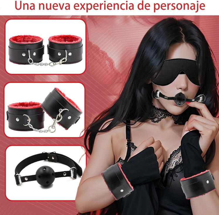 خرید فوری ست بی دی اس ام 11 تیکه + ویبراتور بزرگ و پلاگ استیل و تاس ( ارباب و برده ) bdsm کد 755 زوجکالا دات نت